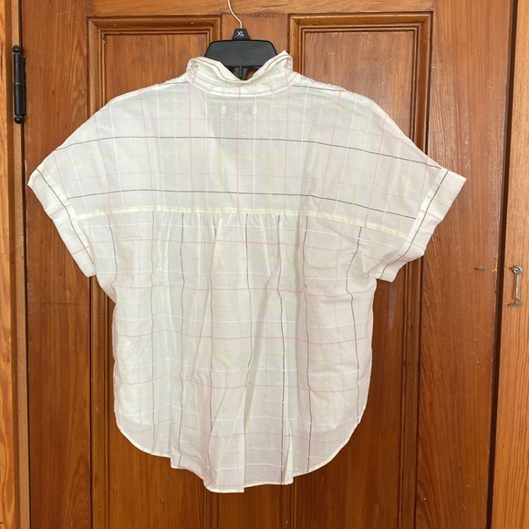 Madewell Hilltop Short in Neon Windowpane - Picture 6 of 6